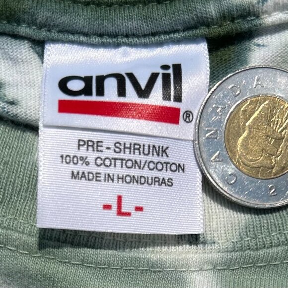 Vintage 2008 World 100 Auto Racing Tie Dye Double Sided T Shirt Men Sz L - Picture 3 of 9